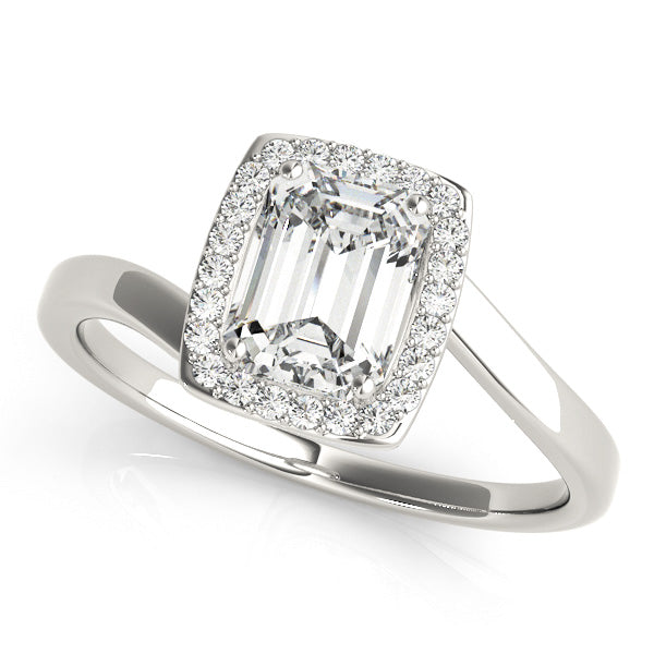 Halo Diamond Engagement Ring (1/8 ct. tw.)