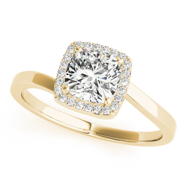 Cushion Halo Diamond Engagement Ring (1/8 ct. tw.)