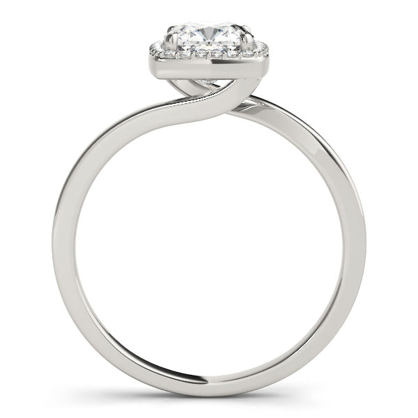 Cushion Halo Diamond Engagement Ring (1/8 ct. tw.)