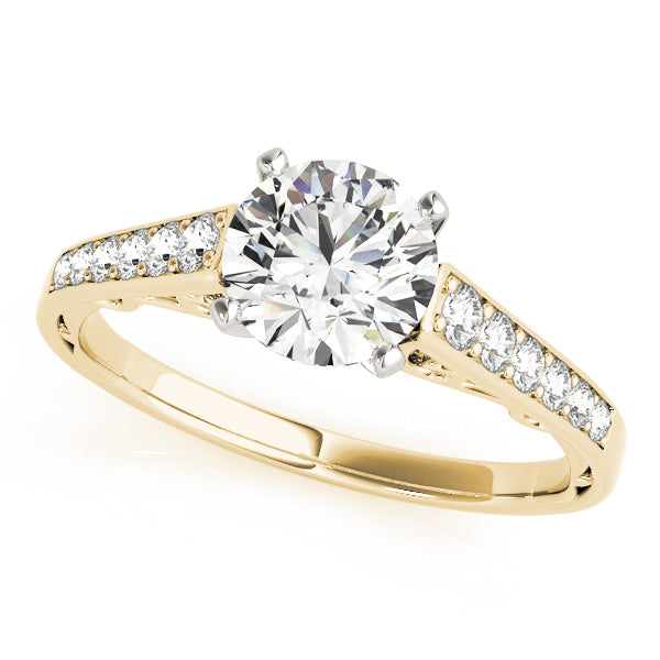 Classic Pavé Diamond Engagement Ring (1/4 ct. tw.)