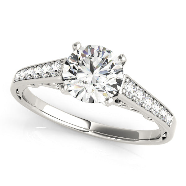 Classic Pavé Diamond Engagement Ring (1/4 ct. tw.)