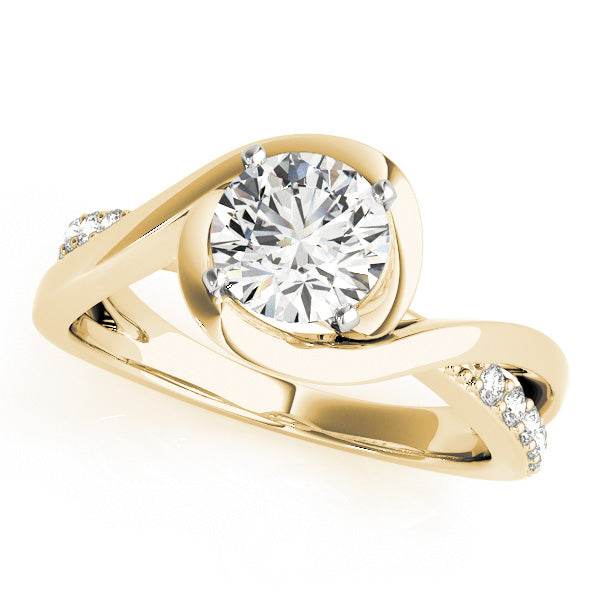 Petite Twist Diamond Engagement Ring (1/8 ct. tw.)