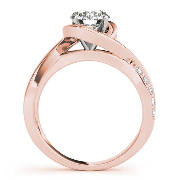 Petite Twist Diamond Engagement Ring (1/8 ct. tw.)