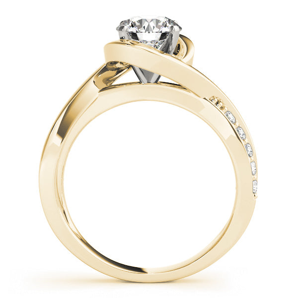 Petite Twist Diamond Engagement Ring (1/8 ct. tw.)