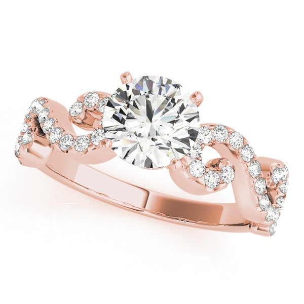 Romantic Scroll Diamond Engagement Ring (1/3 ct. tw.)