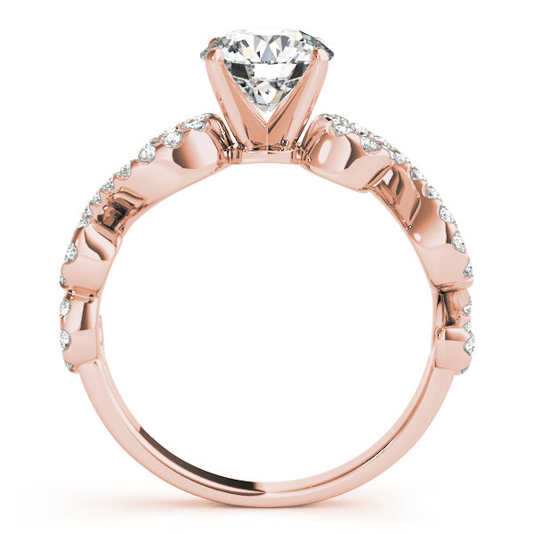 Romantic Scroll Diamond Engagement Ring (1/3 ct. tw.)