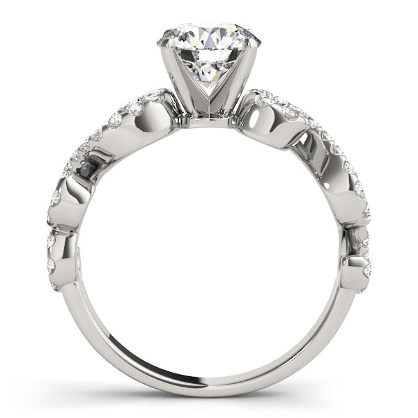 Romantic Scroll Diamond Engagement Ring (1/3 ct. tw.)