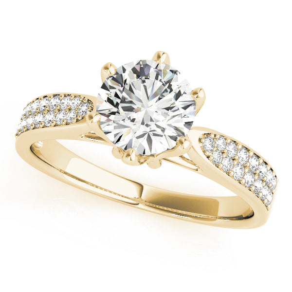 Pavé Diamond Engagement Ring (1/8 ct. tw.)