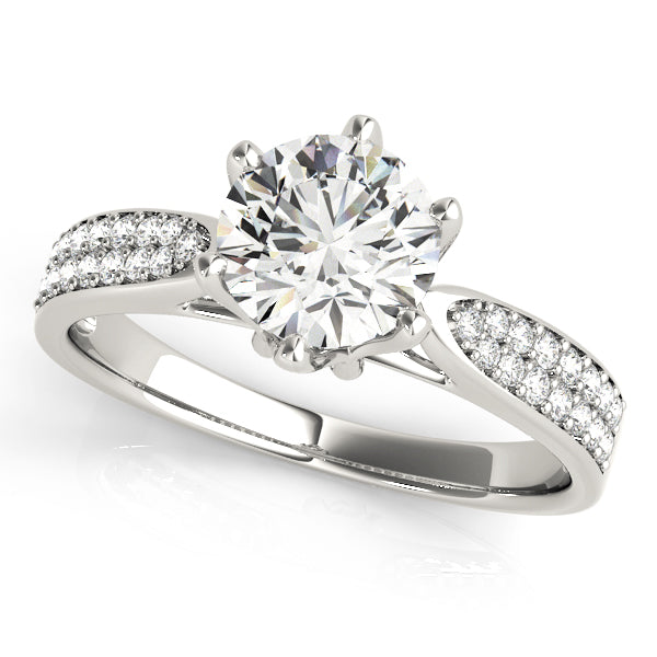 Pavé Diamond Engagement Ring (1/8 ct. tw.)
