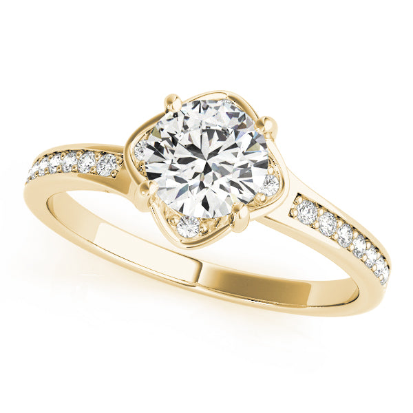 Channel-Set Diamond Engagement Ring (1/15 ct. tw.)