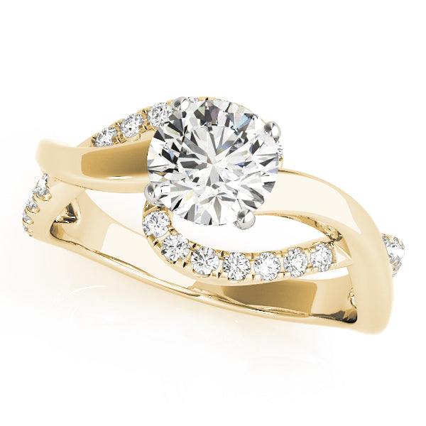 Twist Pavé Diamond Engagement Ring (1/4 ct. tw.)