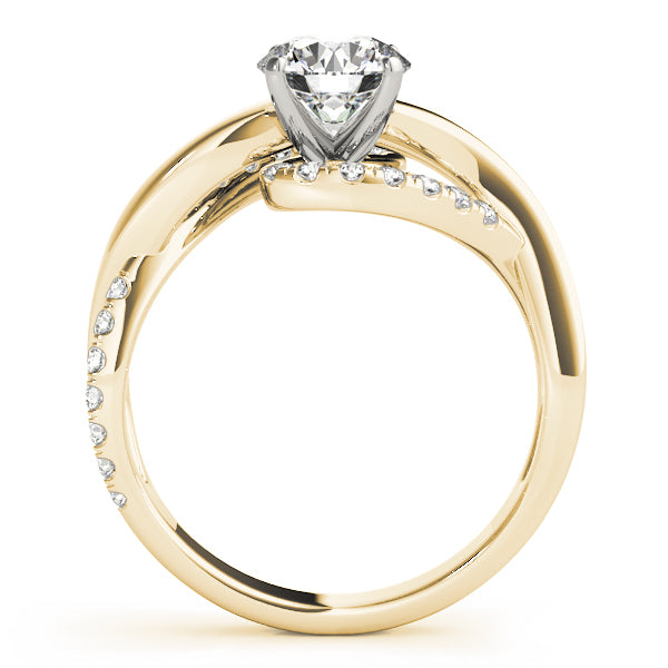 Twist Pavé Diamond Engagement Ring (1/4 ct. tw.)