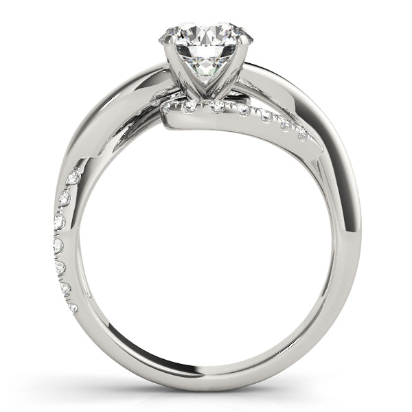 Twist Pavé Diamond Engagement Ring (1/4 ct. tw.)