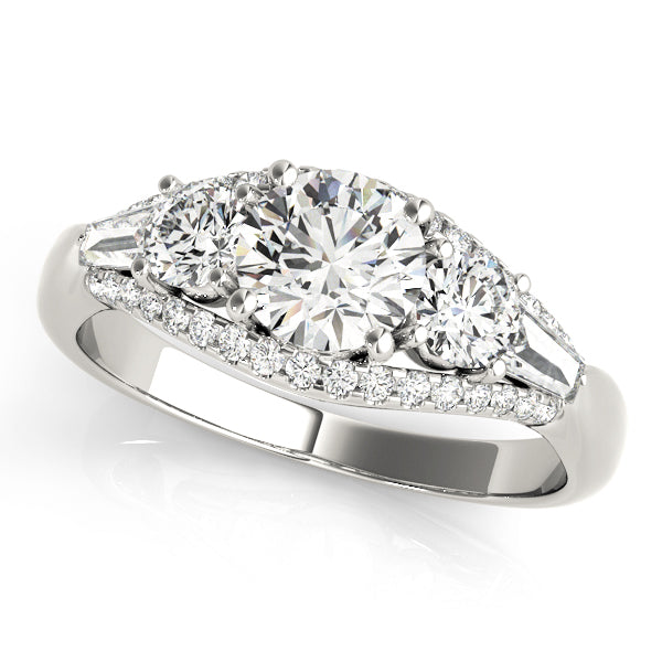 Classic Three-Stone Diamond Engagement Ring (5/8 ct. tw.)