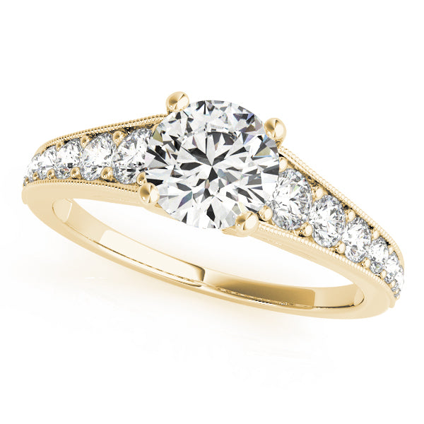 Graduated Diamond Cathedral Engagement Ring (3/8 ct. tw.)