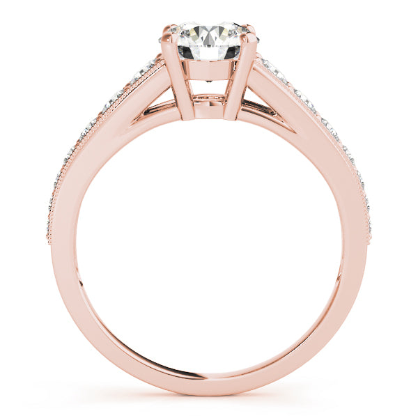Graduated Diamond Cathedral Engagement Ring (3/8 ct. tw.)