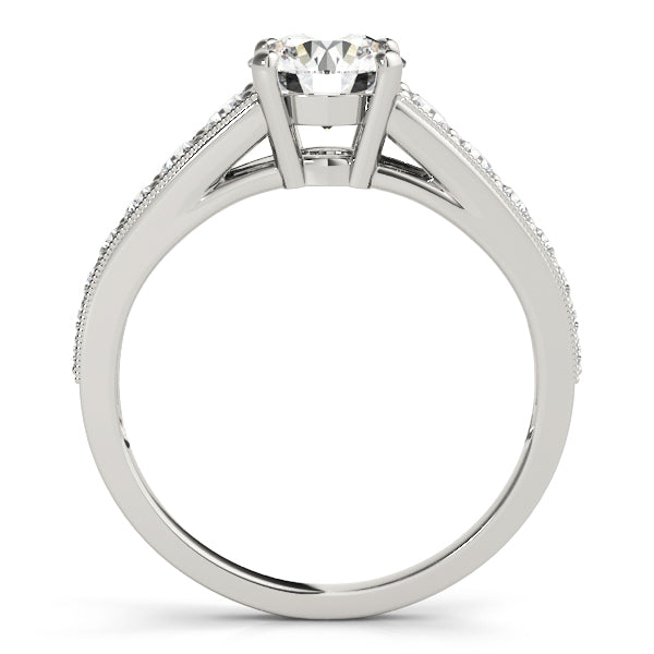 Graduated Diamond Cathedral Engagement Ring (3/8 ct. tw.)