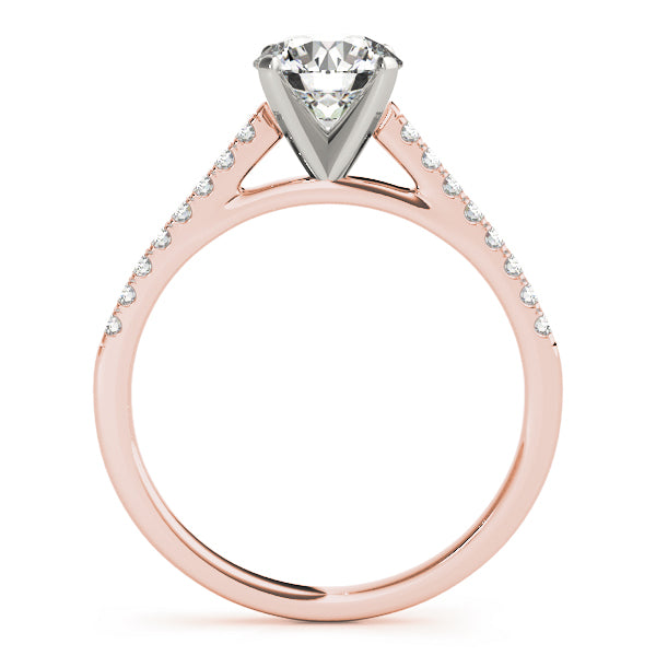 Petite Pavé Diamond Engagement Ring (1/6 ct. tw.)
