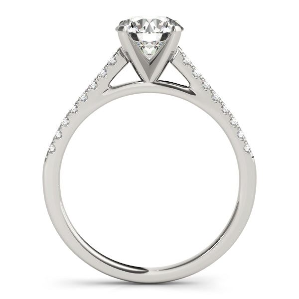 Petite Pavé Diamond Engagement Ring (1/6 ct. tw.)