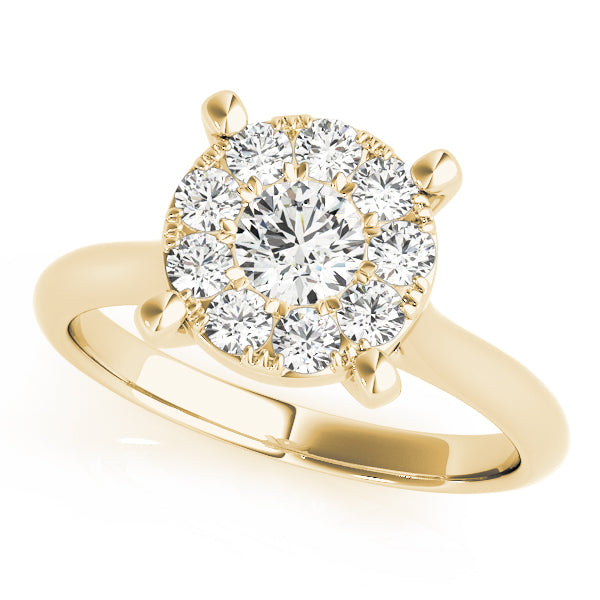 Classic Cluster Diamond Engagement Ring (1/5 ct. tw.)