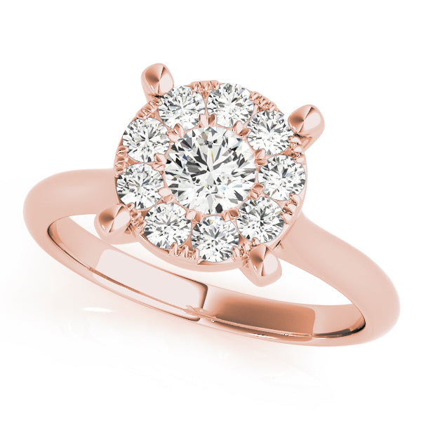Classic Cluster Diamond Engagement Ring (1/4 ct. tw.)