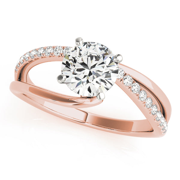 Petite Twist Diamond Engagement Ring (1/5 ct. tw.)