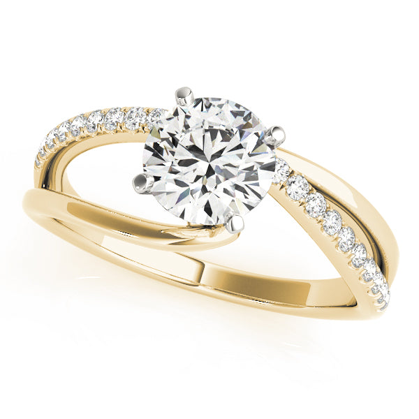 Petite Twist Diamond Engagement Ring (1/5 ct. tw.)