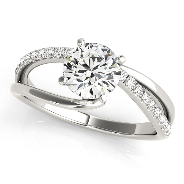 Petite Twist Diamond Engagement Ring (1/5 ct. tw.)