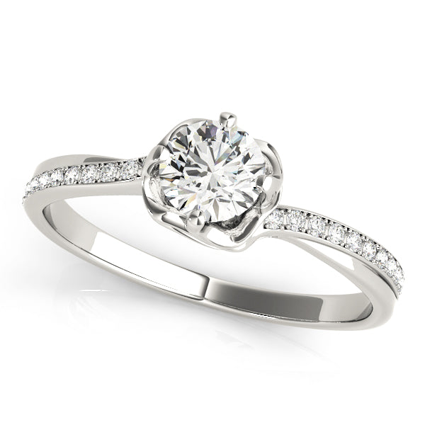 Petite Prong-Set Diamond Engagement Ring (1/15 ct. tw.)