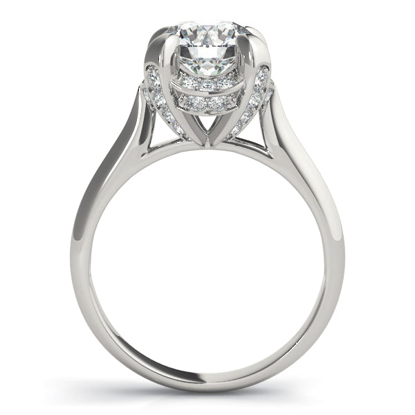 Graceful Semi-Halo Diamond Engagement Ring (1/6 ct. tw.)