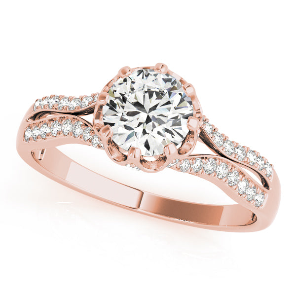 Split Shank Pavé Diamond Engagement Ring (1/5 ct. tw.)