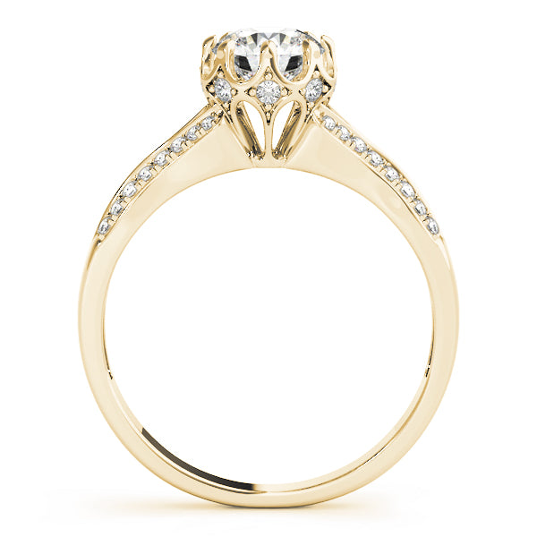 Split Shank Pavé Diamond Engagement Ring (1/5 ct. tw.)