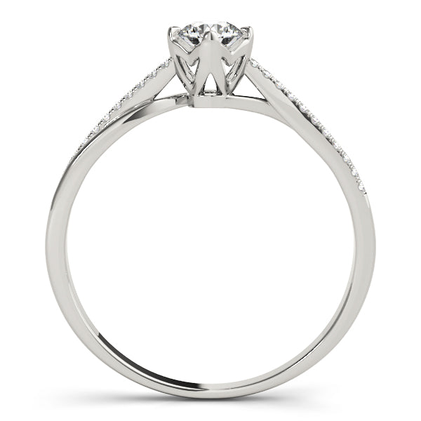 Petite Twist Diamond Engagement Ring (1/20 ct. tw.)