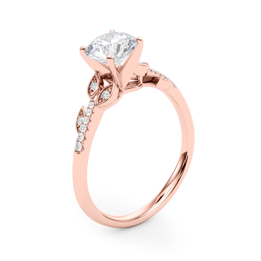 Selene Pavé Diamond Engagement Ring (1/10 ct. tw.)