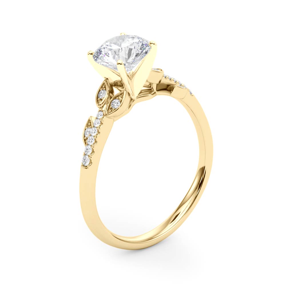 Selene Pavé Diamond Engagement Ring (1/10 ct. tw.)