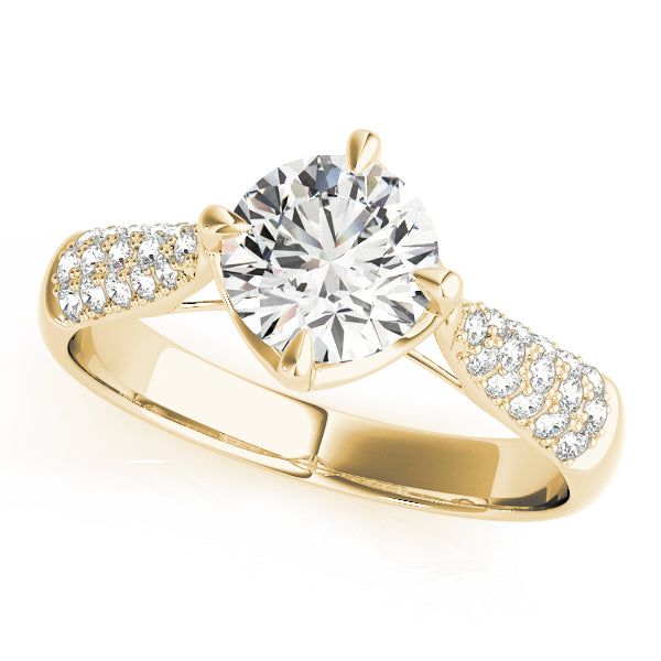 Pavé Diamond Engagement Ring (1/6 ct. tw.)