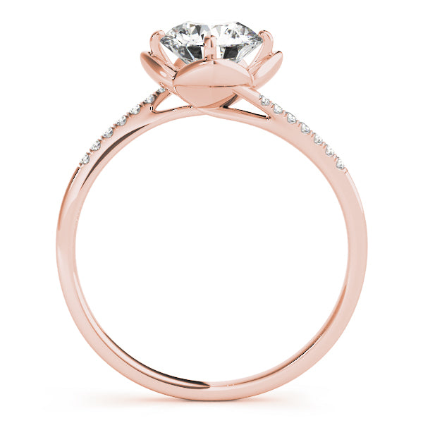Petite Pavé Diamond Engagement Ring (1/20 ct. tw.)