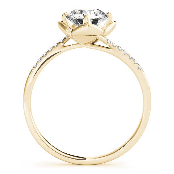 Petite Pavé Diamond Engagement Ring (1/20 ct. tw.)
