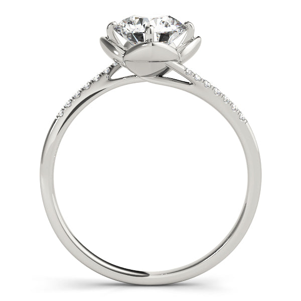 Petite Pavé Diamond Engagement Ring (1/20 ct. tw.)