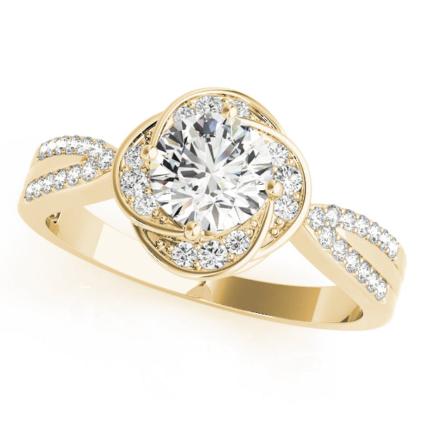Romantic Pavé Diamond Engagement Ring (1/6 ct. tw.)