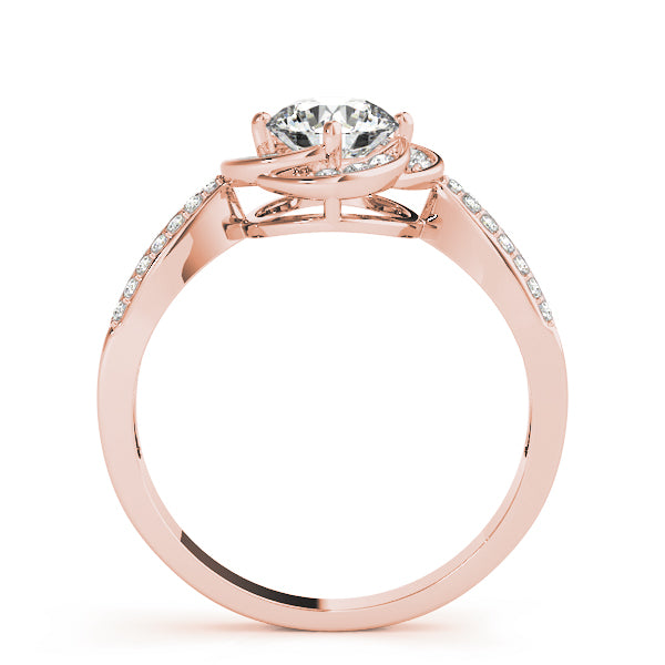Romantic Pavé Diamond Engagement Ring (1/6 ct. tw.)