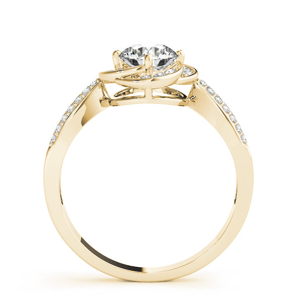 Romantic Pavé Diamond Engagement Ring (1/6 ct. tw.)