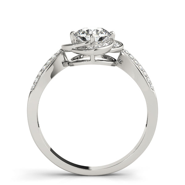 Romantic Pavé Diamond Engagement Ring (1/6 ct. tw.)
