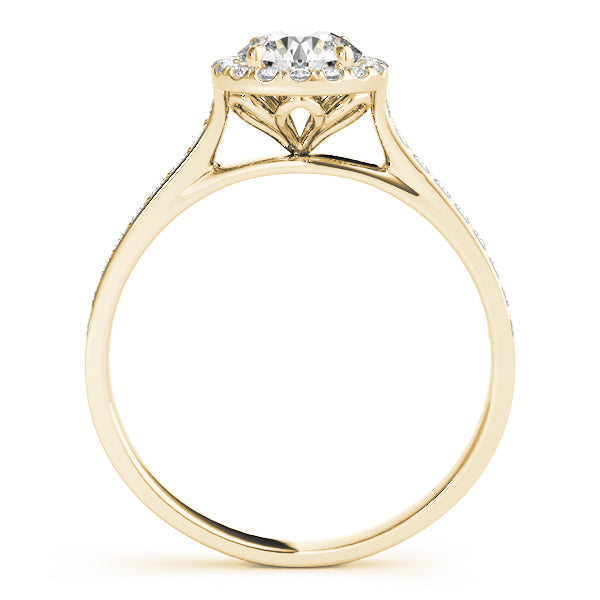 Halo Pavé Diamond Engagement Ring (1/3 ct. tw.)