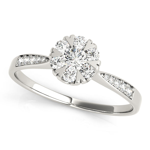 Cluster Diamond Engagement Ring (1/5 ct. tw.)
