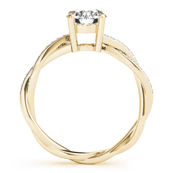 Petite Twist Diamond Engagement Ring (1/10 ct. tw.)