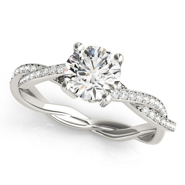 Petite Twist Diamond Engagement Ring (1/10 ct. tw.)