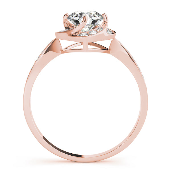 Romantic Split Shank Diamond Engagement Ring (1/10 ct. tw.)