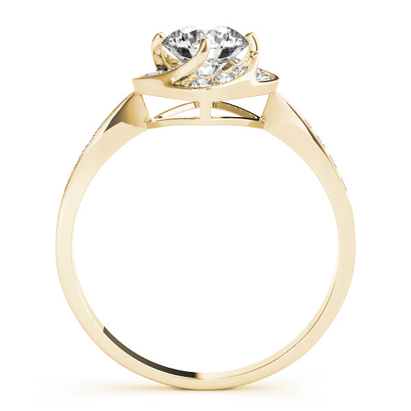Romantic Split Shank Diamond Engagement Ring (1/10 ct. tw.)