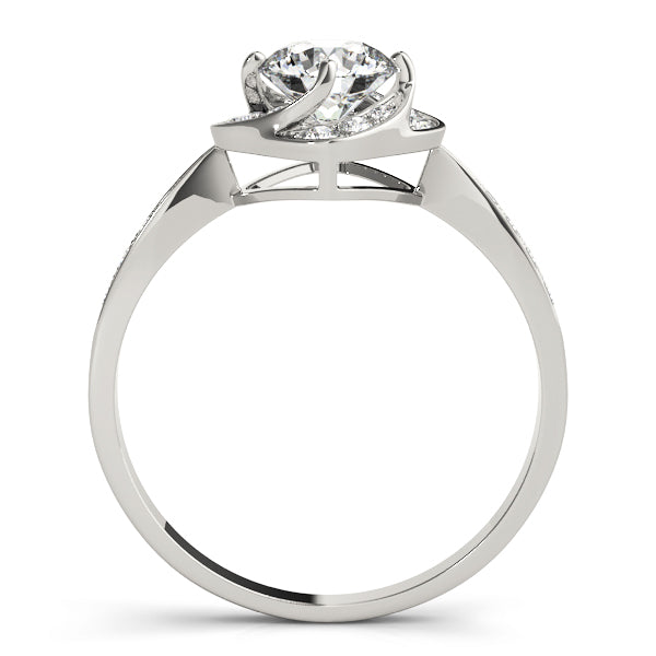 Romantic Split Shank Diamond Engagement Ring (1/10 ct. tw.)